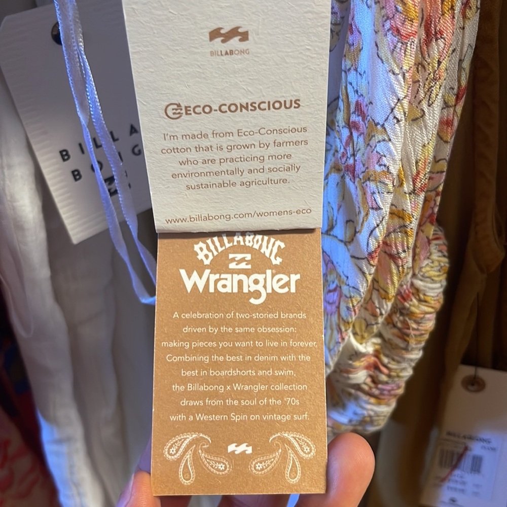 🔆BILLABONG🔆 Wrangler Peachy Keen Midi Dress - Picture 16 of 16